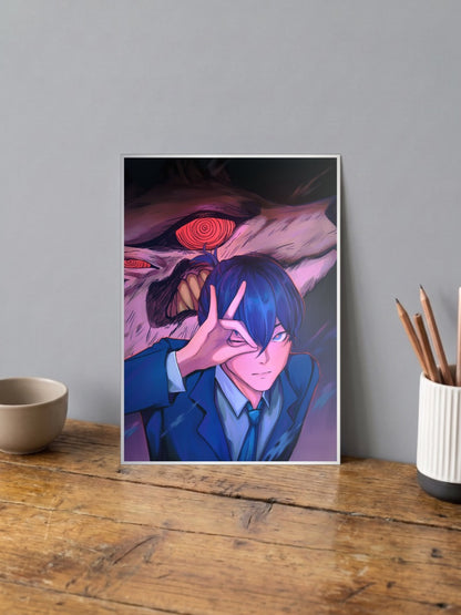 Aki Chainsaw Man Poster
