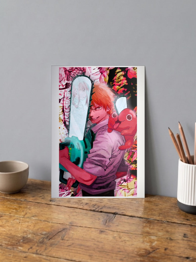 Denji and Pochita Poster