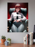 Makima Formal Chainsaw Man Anime Poster