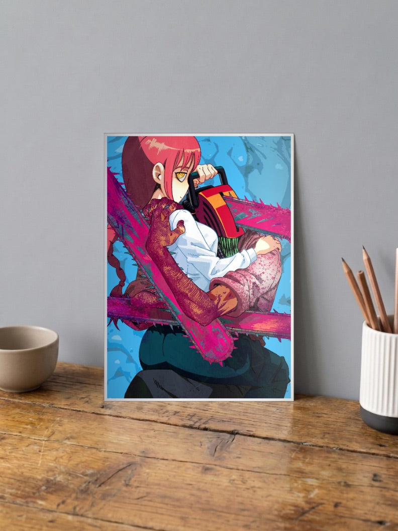 Makima X Denji Poster