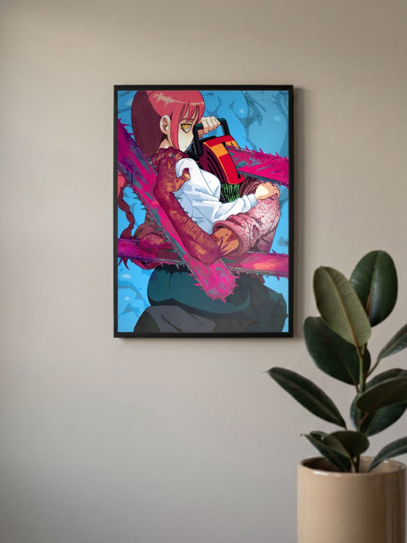 Makima X Denji Poster