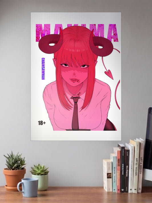 Makima Chainsaw Man Poster