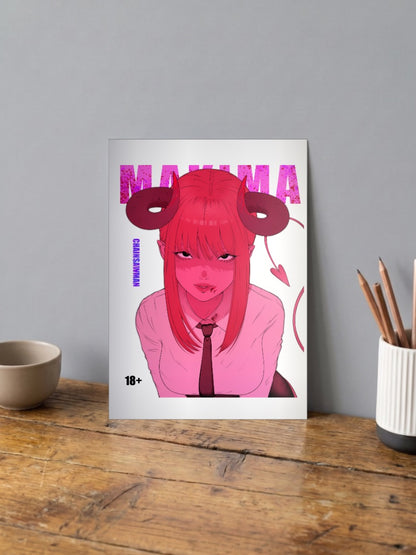Makima Chainsaw Man Poster