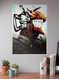 Chainsaw Art Poster