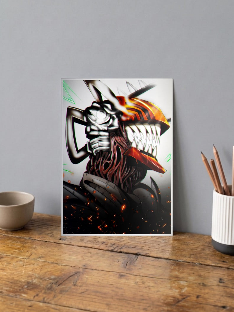 Chainsaw Art Poster