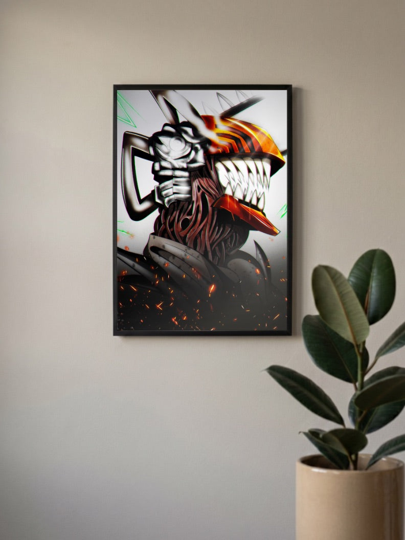 Chainsaw Art Poster