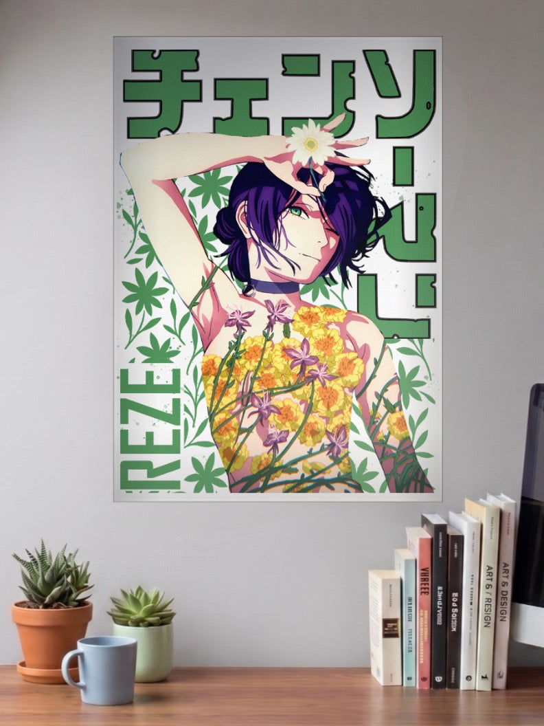 Reze Arc Chainsaw Man Anime Poster
