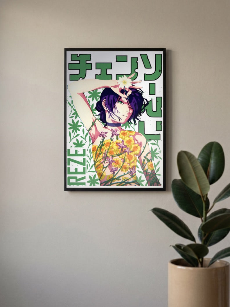 Reze Arc Chainsaw Man Anime Poster