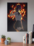 Reze Explosion Chainsaw Man Anime Poster
