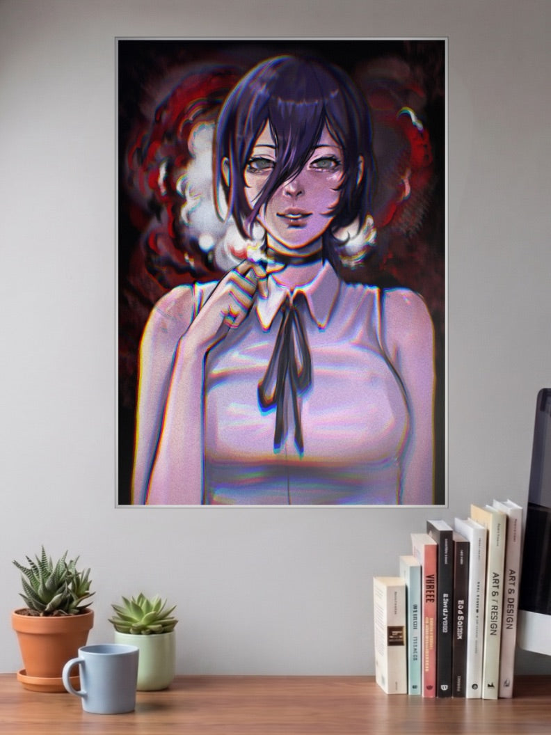Reze Bomb Devil Chainsaw Man Anime Poster