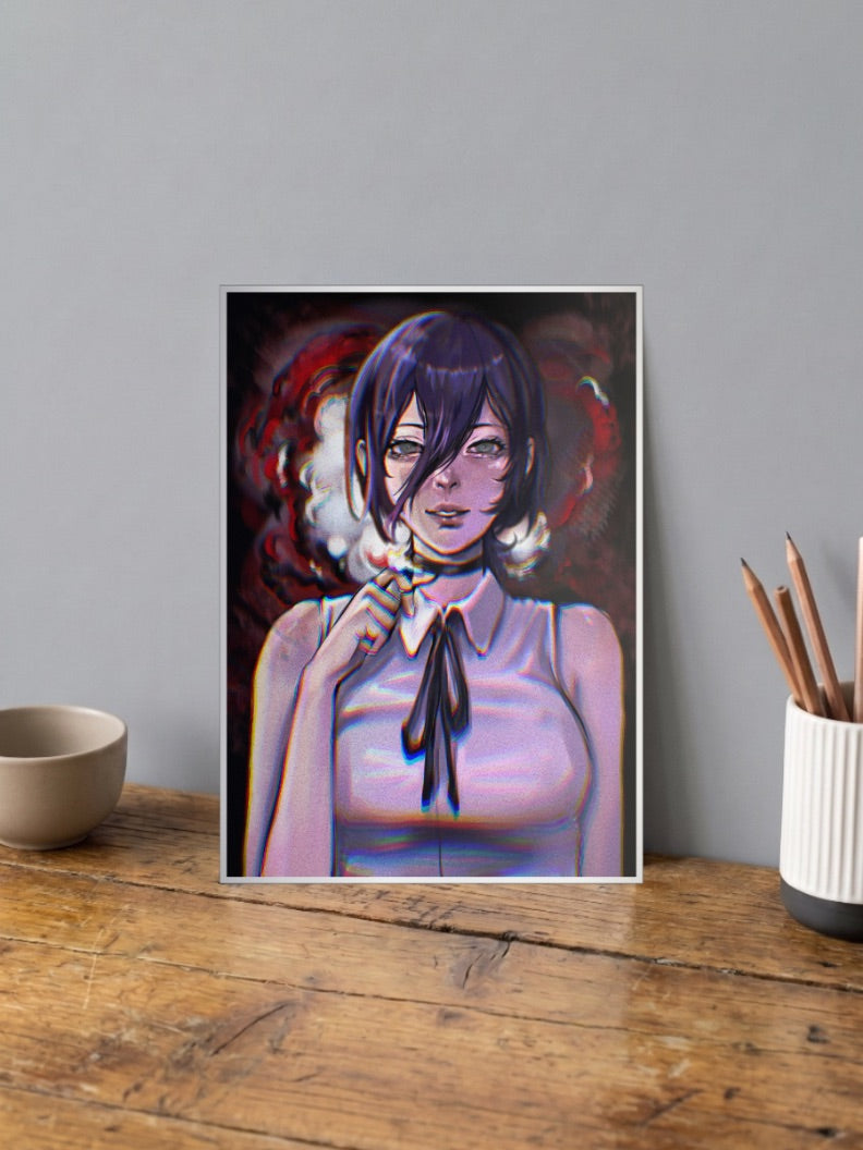 Reze Bomb Devil Chainsaw Man Anime Poster