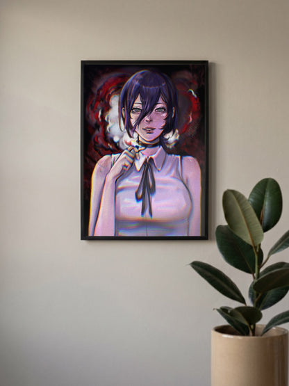 Reze Bomb Devil Chainsaw Man Anime Poster