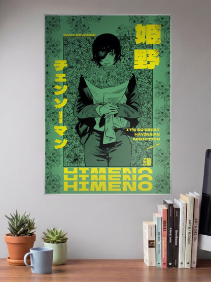 Himeno Chainsaw Man Anime Poster