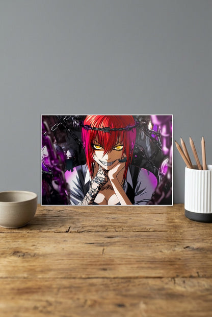 Makima Chainsaw Man Anime Poster