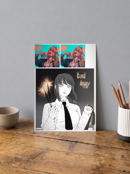 Makima x Power Poster