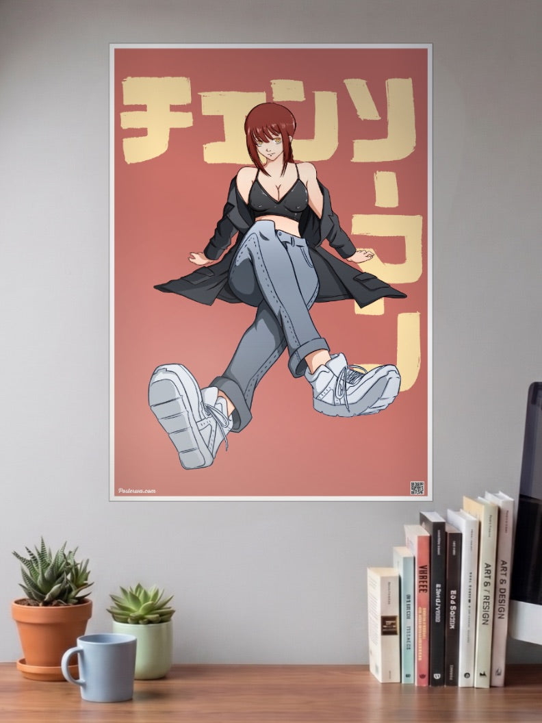 Makima Street Style Poster
