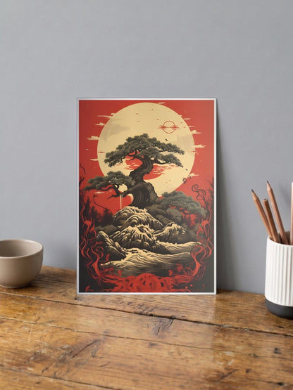 Miniature Tree Art Poster
