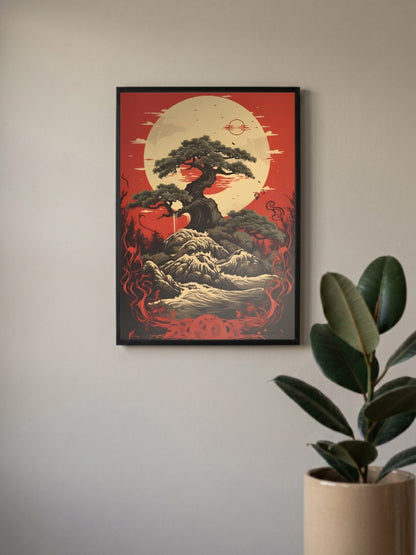 Miniature Tree Art Poster