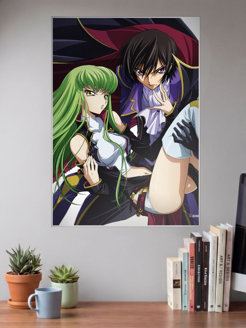 Lelouch and CC Code Geass Anime Poster