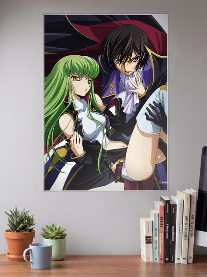 Lelouch and CC Code Geass Anime Poster