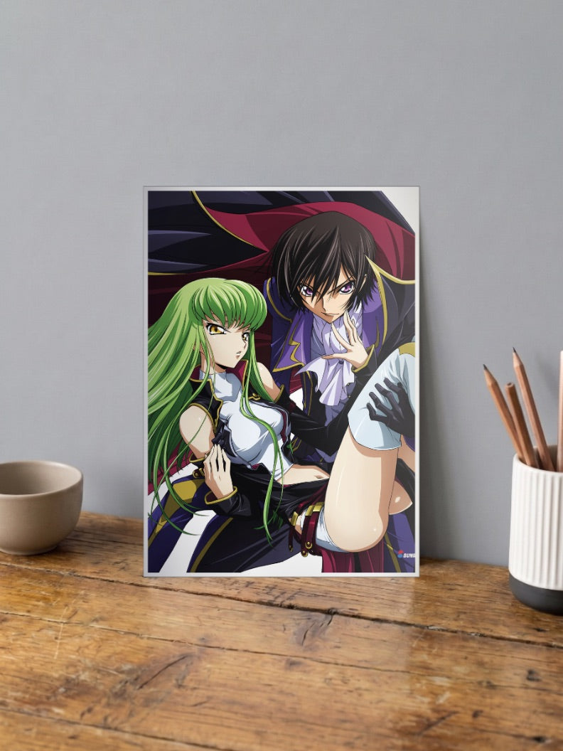 Lelouch and CC Code Geass Anime Poster