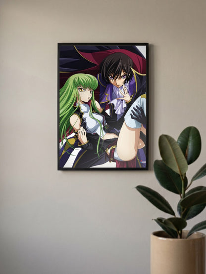Lelouch and CC Code Geass Anime Poster