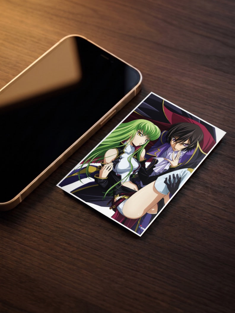 Lelouch and CC Code Geass Anime Poster