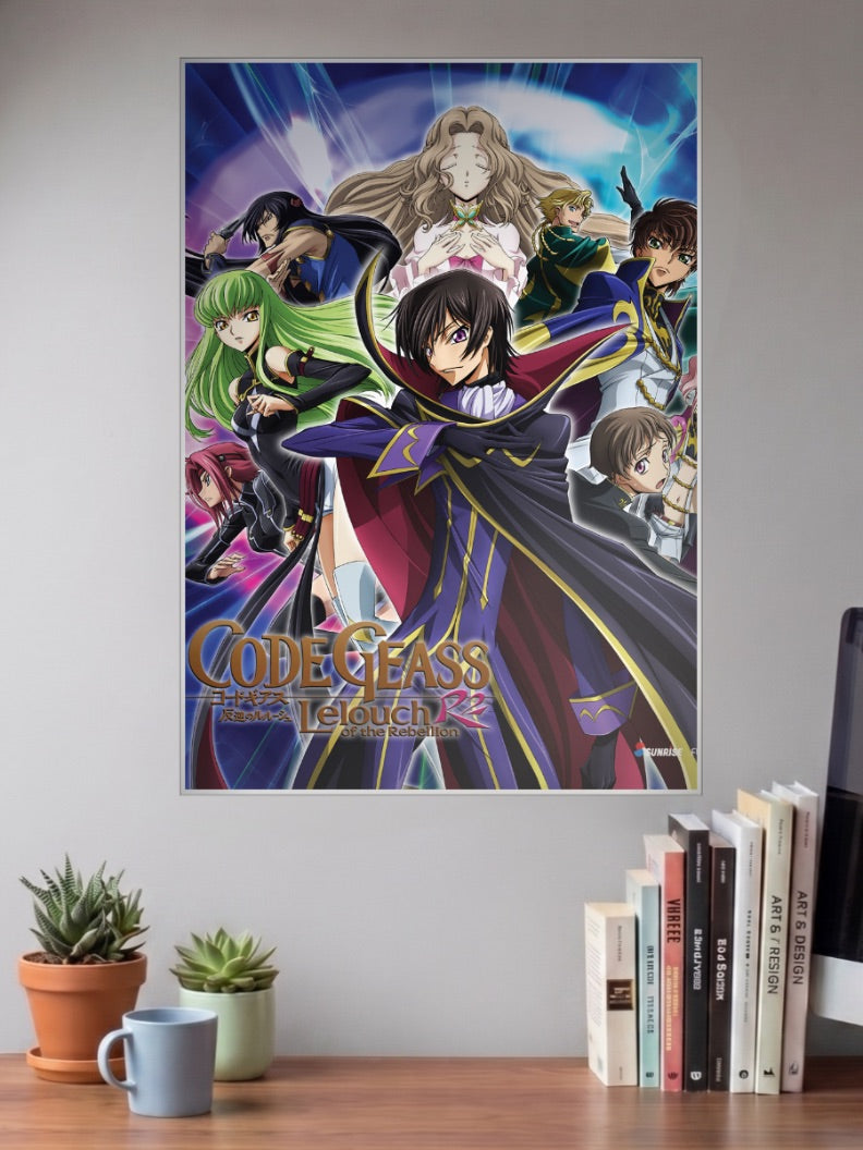 Lelouch Zero Code Geass R2 Anime Poster