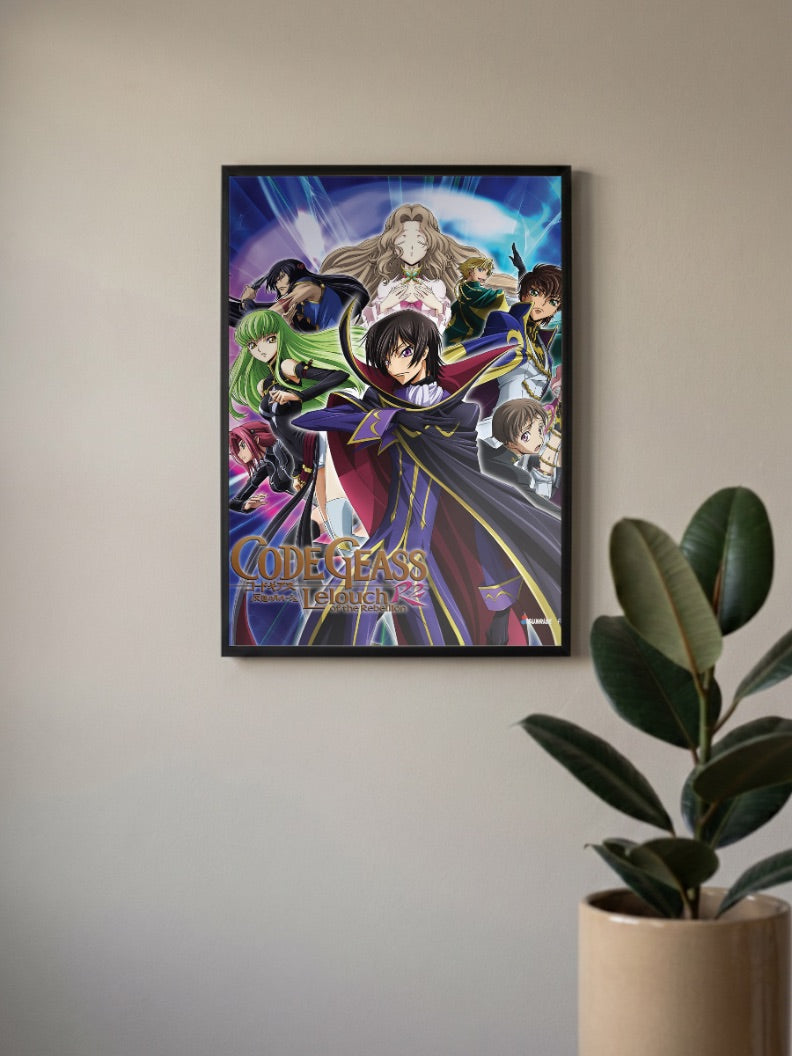 Lelouch Zero Code Geass R2 Anime Poster