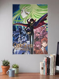 Code Geass Lelouch Key Art Anime Poster