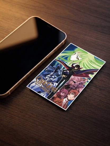 Code Geass Lelouch Key Art Anime Poster