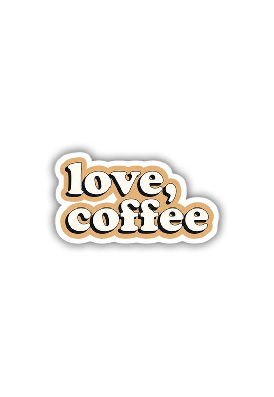 Love Coffee  Sticker