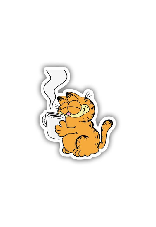 Garfield Coffee  Sticker