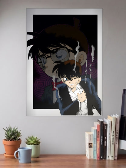 Shinichi Kudo Detective Conan Anime Poster