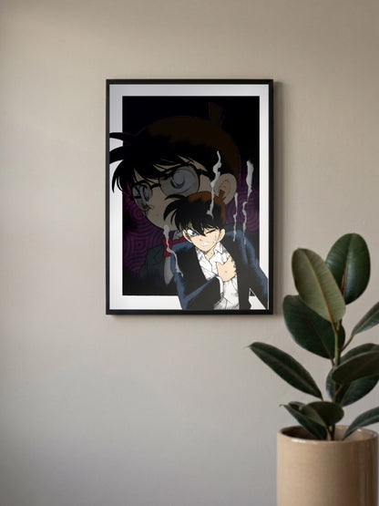 Shinichi Kudo Detective Conan Anime Poster