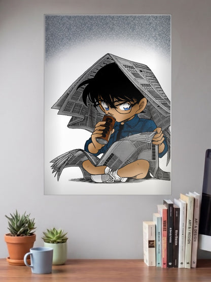 Conan Edogawa Detective Conan Anime Poster