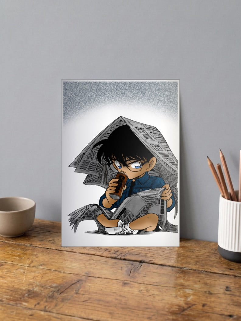Conan Edogawa Detective Conan Anime Poster