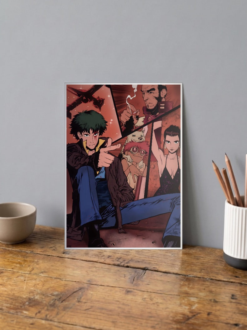The Bebop Crew | Cow Boy Bebop | Anime Poster