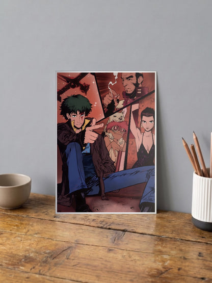 The Bebop Crew | Cow Boy Bebop | Anime Poster