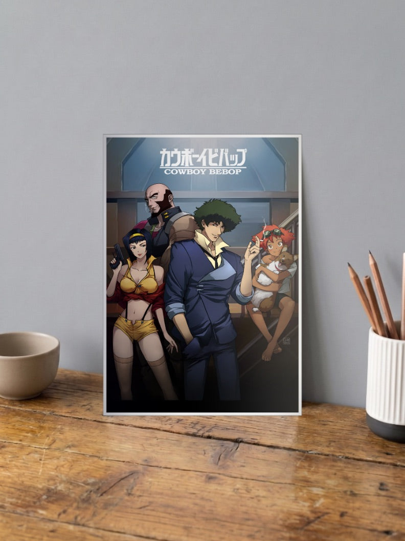 Spike and Faye Cowboy Bebop Anime Poster
