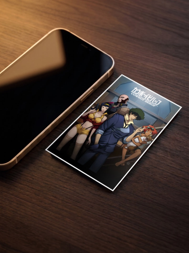Spike and Faye Cowboy Bebop Anime Poster