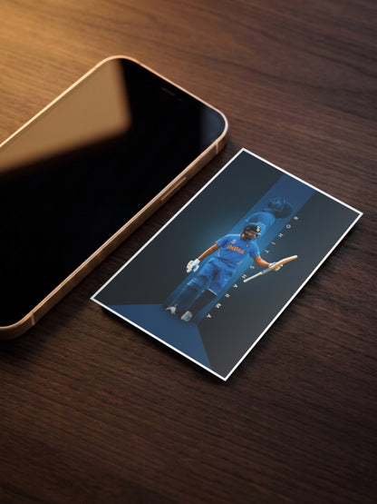 Rohit Sharma World Cup 2019 Cricket Poster