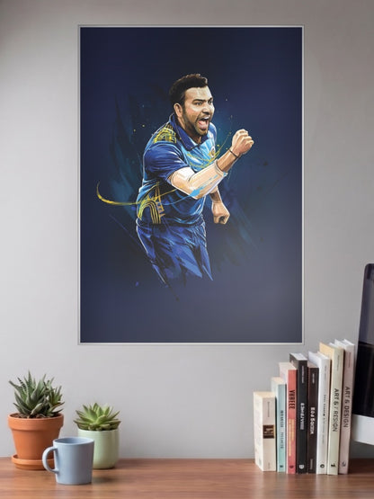 Rohit Sharma Mumbai Indians Cricket Poster