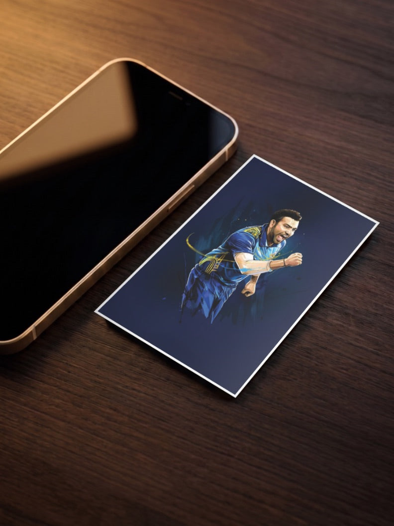 Rohit Sharma Mumbai Indians Cricket Poster