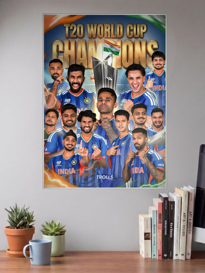 India T20 World Cup 2026 Cricket Poster