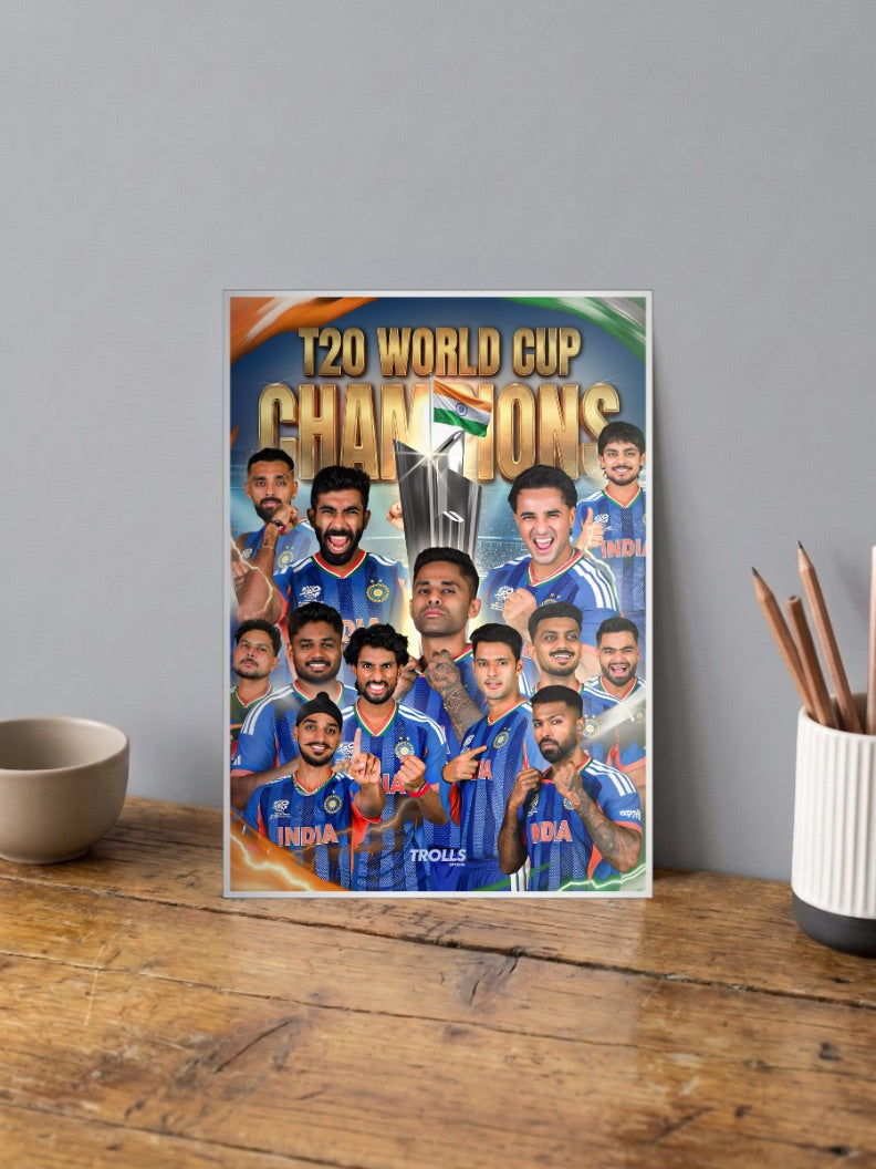 India T20 World Cup 2026 Cricket Poster