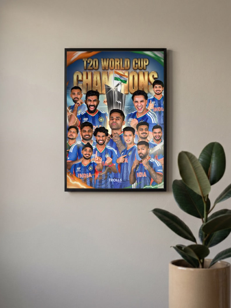 India T20 World Cup 2026 Cricket Poster