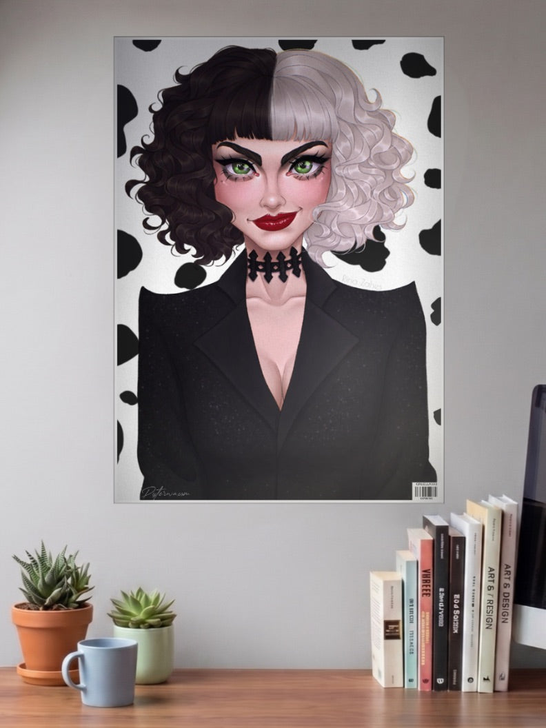 Cruella de Vil Disney Poster