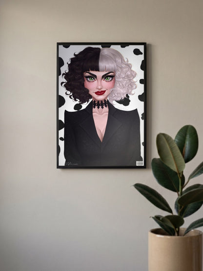 Cruella de Vil Disney Poster
