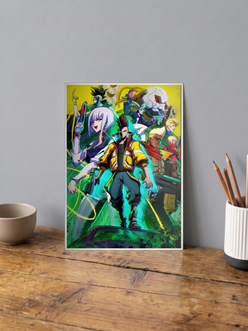 Cyberpunk Anime Poster